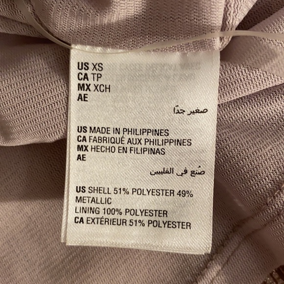 INC | Tie neck Metallic shimmer Halter Top - Picture 12 of 15